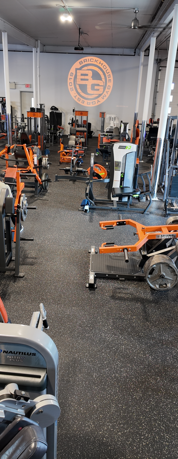 The Brickhouse Gym training floor at 1301 Osler St, Regina.