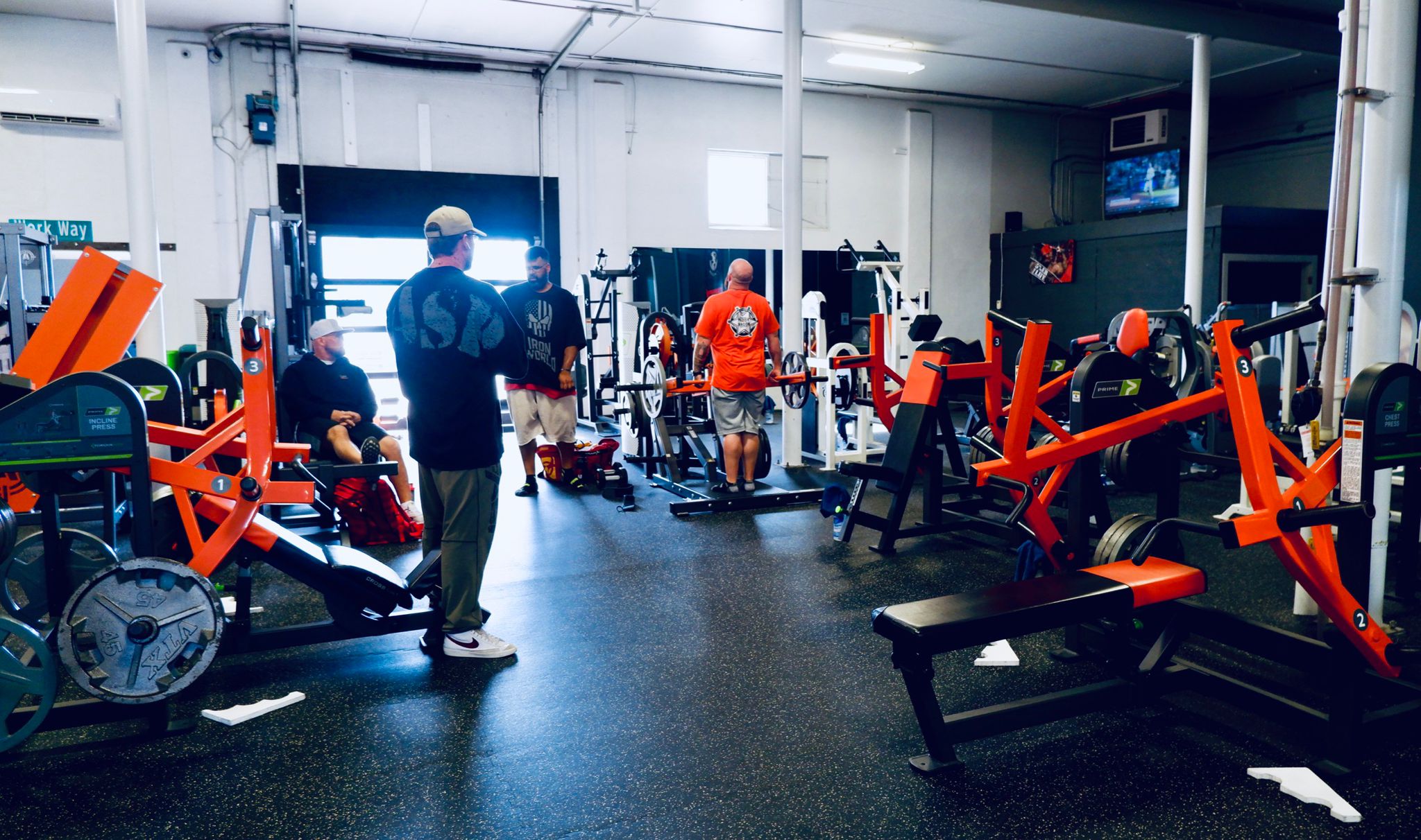 A training area inside Brickhouse Gym